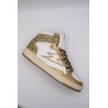Baskets montantes SMR23 Robin B663 doré femme