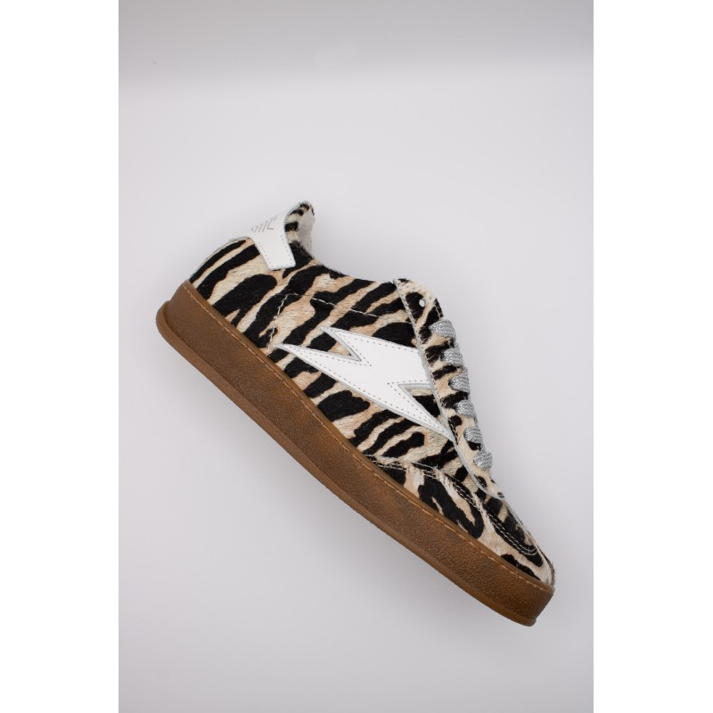 Baskets SMR23 Risy B359 zèbre femme