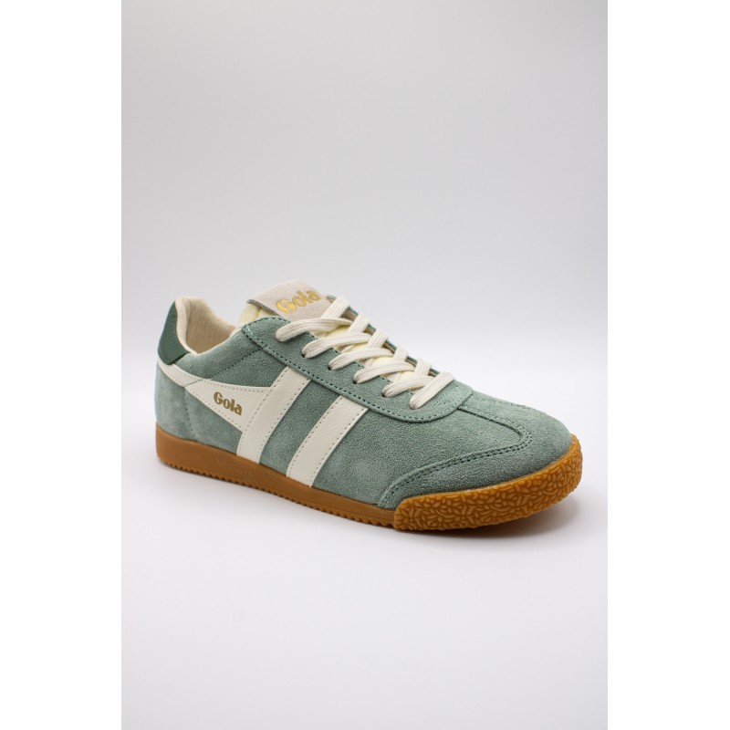 Gola Elan Brume vert – Baskets femme en suède