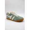 Gola Elan Brume vert – Baskets femme en suède