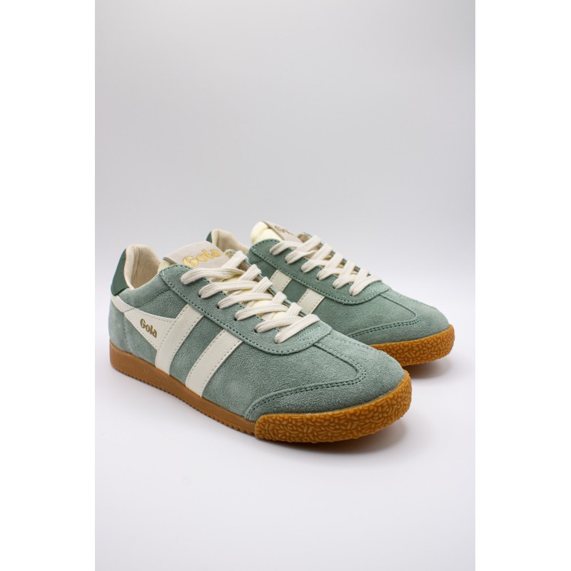 Gola Elan Brume vert – Baskets femme en suède