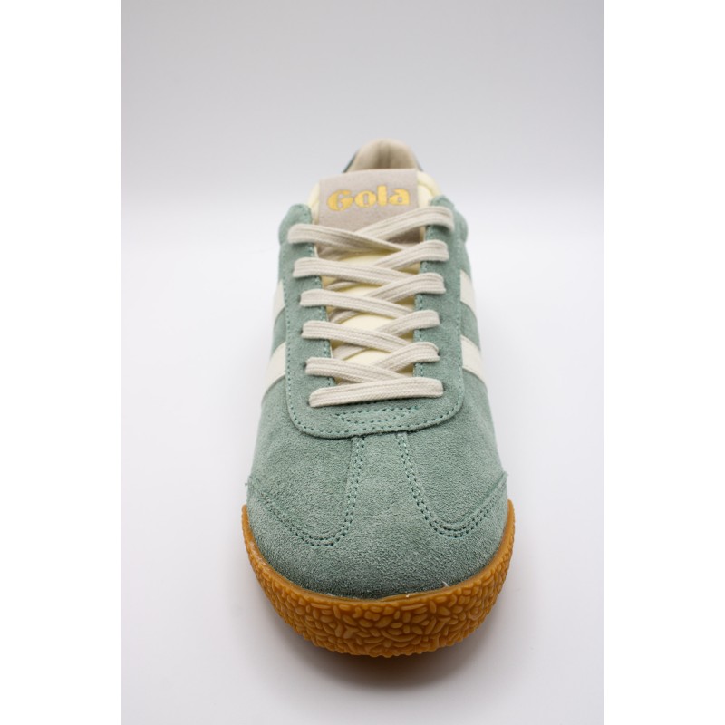 Gola Elan Brume vert – Baskets femme en suède