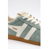 Gola Elan Brume vert – Baskets femme en suède