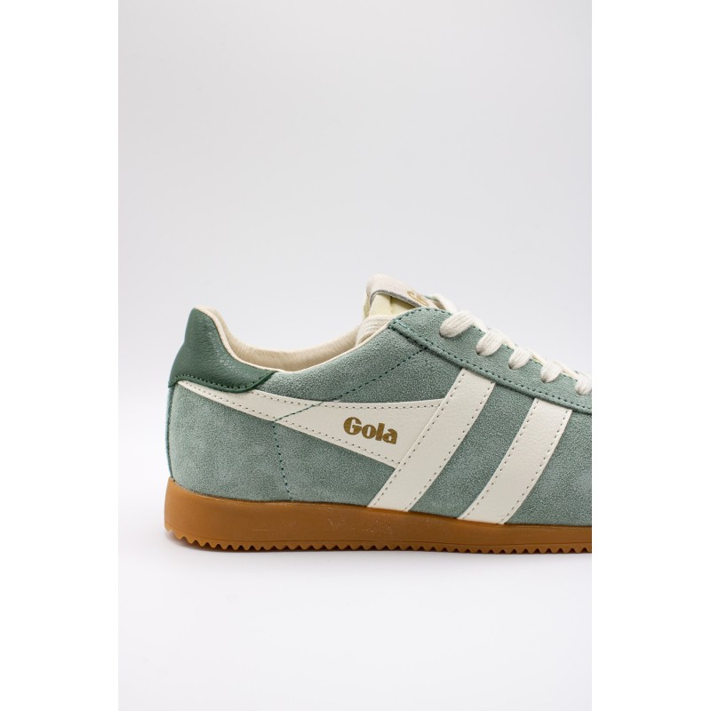 Gola Elan Brume vert – Baskets femme en suède