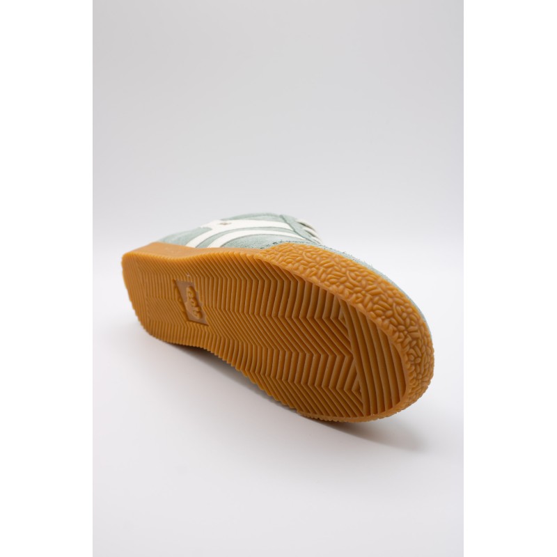 Gola Elan Brume vert – Baskets femme en suède