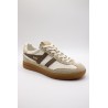 Cyclone Zephyr Gola femme – Sneakers crochet beige et marron tendance