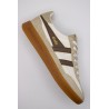 Cyclone Zephyr Gola femme – Sneakers crochet beige et marron tendance