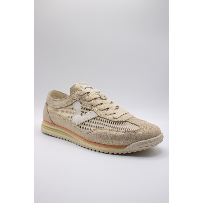 Baskets Victoria Saturno 1158107 doré femme