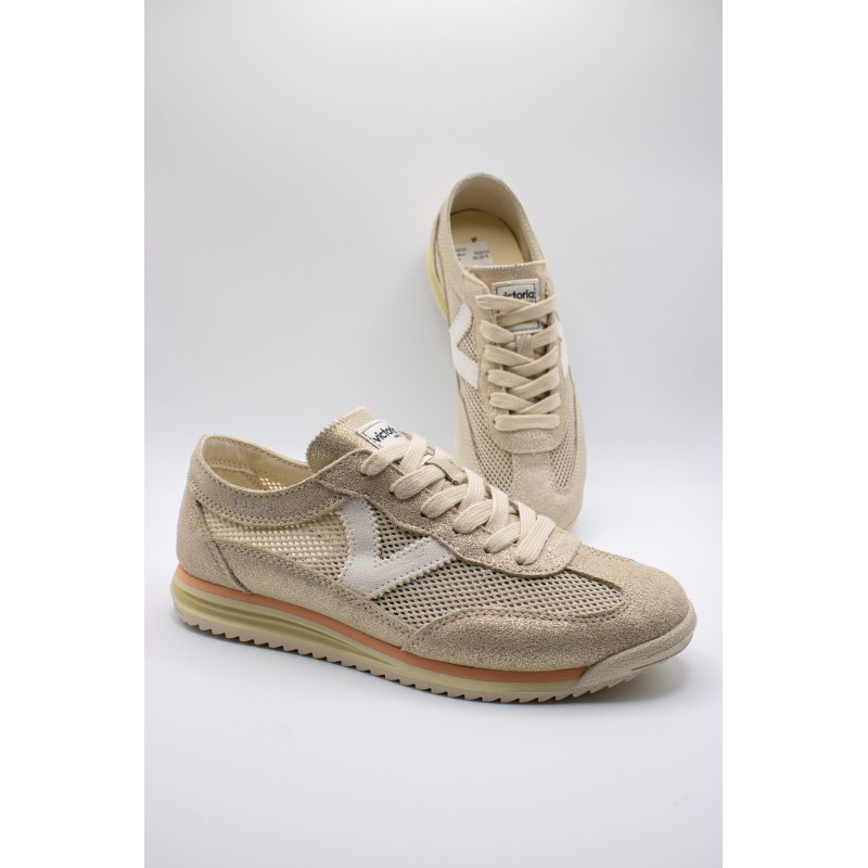 Baskets Victoria Saturno 1158107 doré femme