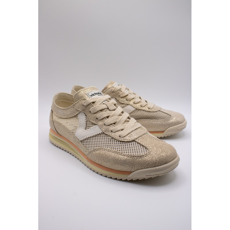 Baskets Victoria Saturno 1158107 doré femme