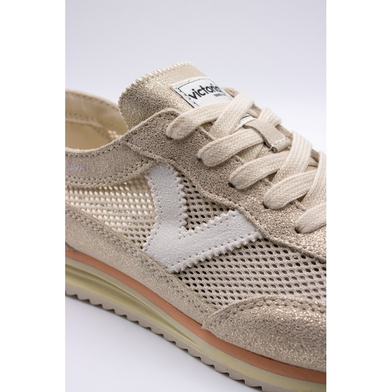 Baskets Victoria Saturno 1158107 doré femme