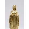 Statuette Vierge Marie 17 cm couleur dorée | JVV