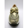 Mocassins Cloé 7.78.87/004 ajourés militaire femme