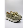 Mocassins Cloé 7.78.87/004 ajourés militaire femme