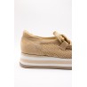 Mocassins femme Cloé 7.78.90/002 ajourés noisette