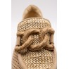 Mocassins femme Cloé 7.78.90/002 ajourés noisette