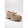 Mocassins Softwaves 9.07.06/001 sable platine femme