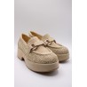 Mocassins Softwaves 9.07.06/001 sable platine femme