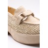 Mocassins Softwaves 9.07.06/001 sable platine femme