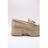 Mocassins Softwaves 9.07.06/001 sable platine femme