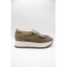 Mocassins Softwaves 7.78.93/004 kaki ajourés femme
