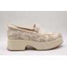 Mocassins Softwaves 9.07.07/010 cuir blanc cassé