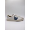 Berlin blanches & bleues - Baskets VICTORIA unisexes