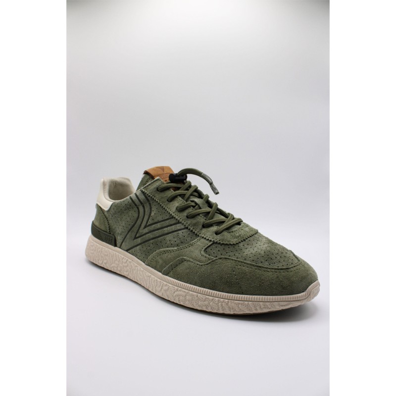 Baskets Victoria Anima 8805104 kaki homme rétro