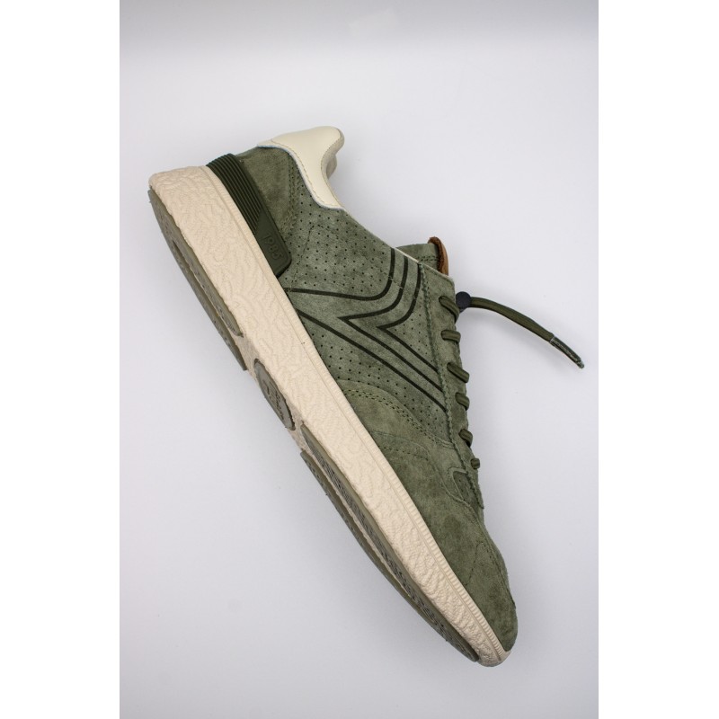 Baskets Victoria Anima 8805104 kaki homme rétro