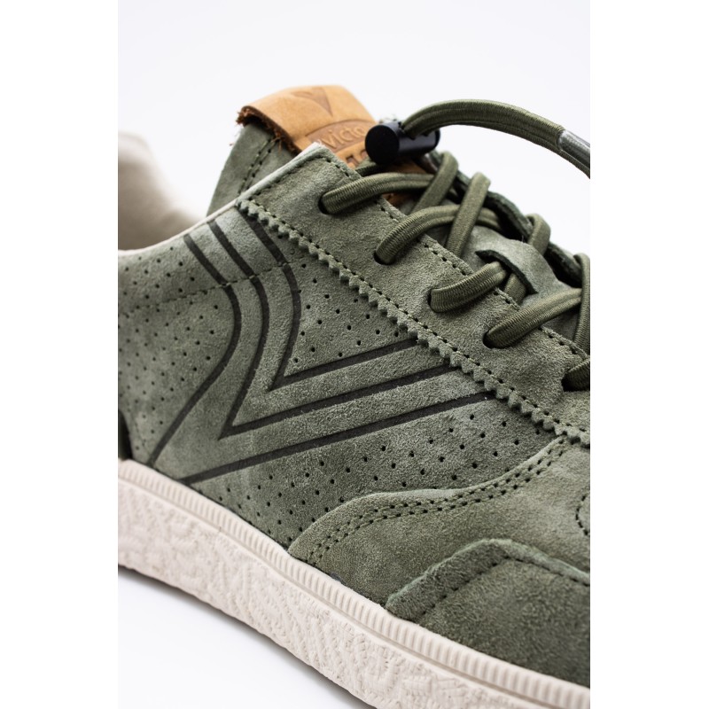 Baskets Victoria Anima 8805104 kaki homme rétro