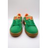 Baskets Smash Suede rétro vert et orange femme
