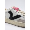 Baskets Victoria Smash Glam cuir et léopard femme