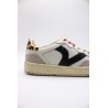 Baskets Victoria Smash Glam cuir et léopard femme