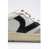Baskets Victoria Smash Glam cuir et léopard femme