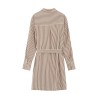 Robe chemise rayée mocha VISERY Grace & Mila femme