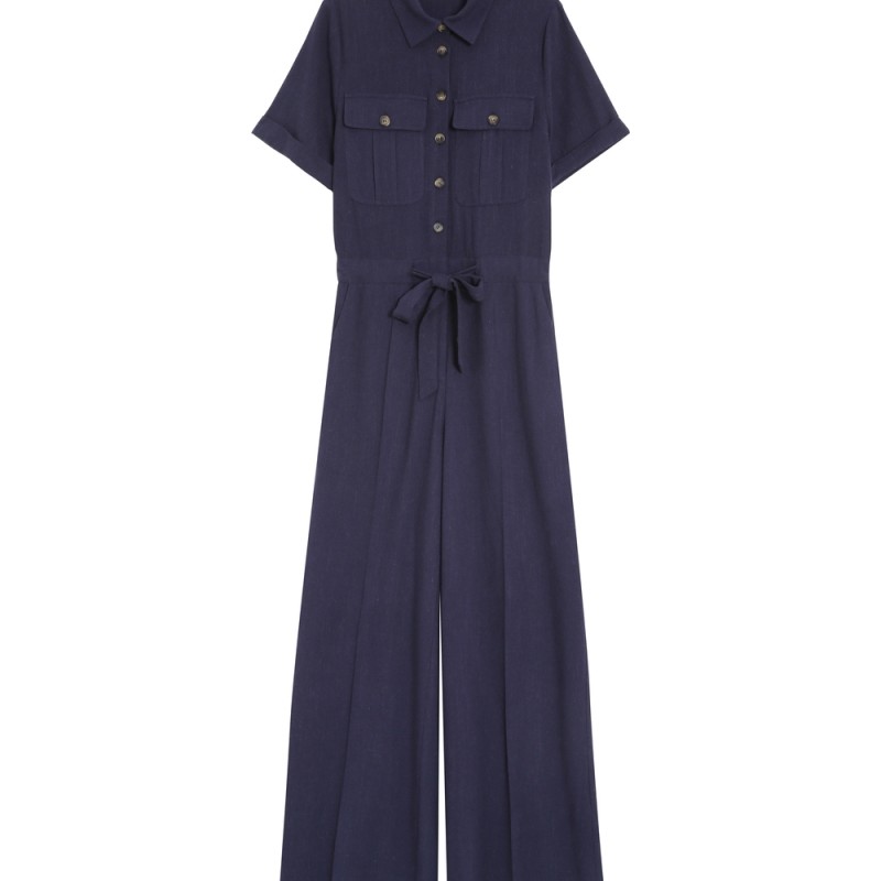 Combinaison pantalon marine Vanelle Grace & Mila