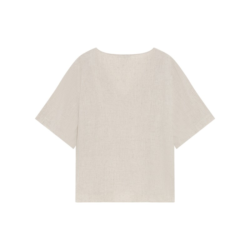 Top sable Violon Grace & Mila manches courtes femme
