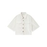 Chemise oversize denim blanche VITA Grace & Mila