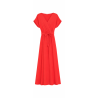 Grace et Mila robe longue sanguine portefeuille femme