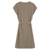 Robe courte kaki col V femme Grace & Mila