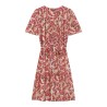 Robe courte imprimée Victoire GRACE & MILA pêche femme