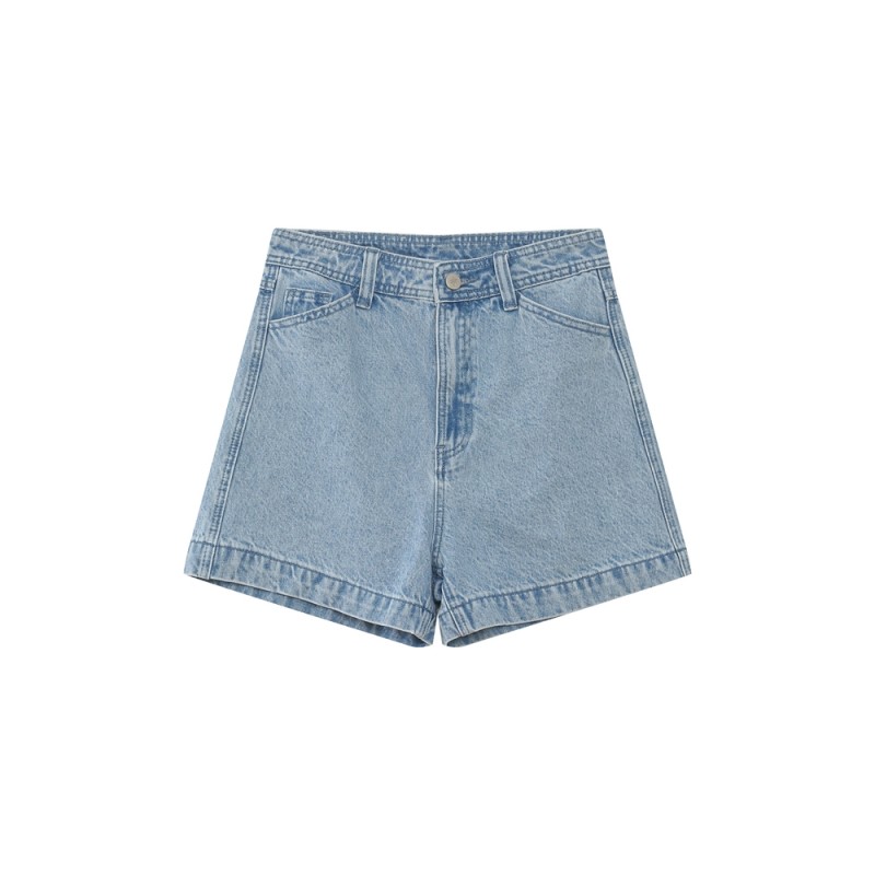 Short en jean taille haute Verne GRACE ET MILA skyblue femme
