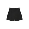 Short noir femme coupe droite taille mi-haute GRACE ET MILA