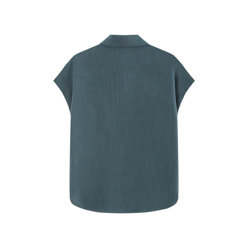 Perez emeraude- Chemise fluide à manches courtes GRACE & MILA Femme