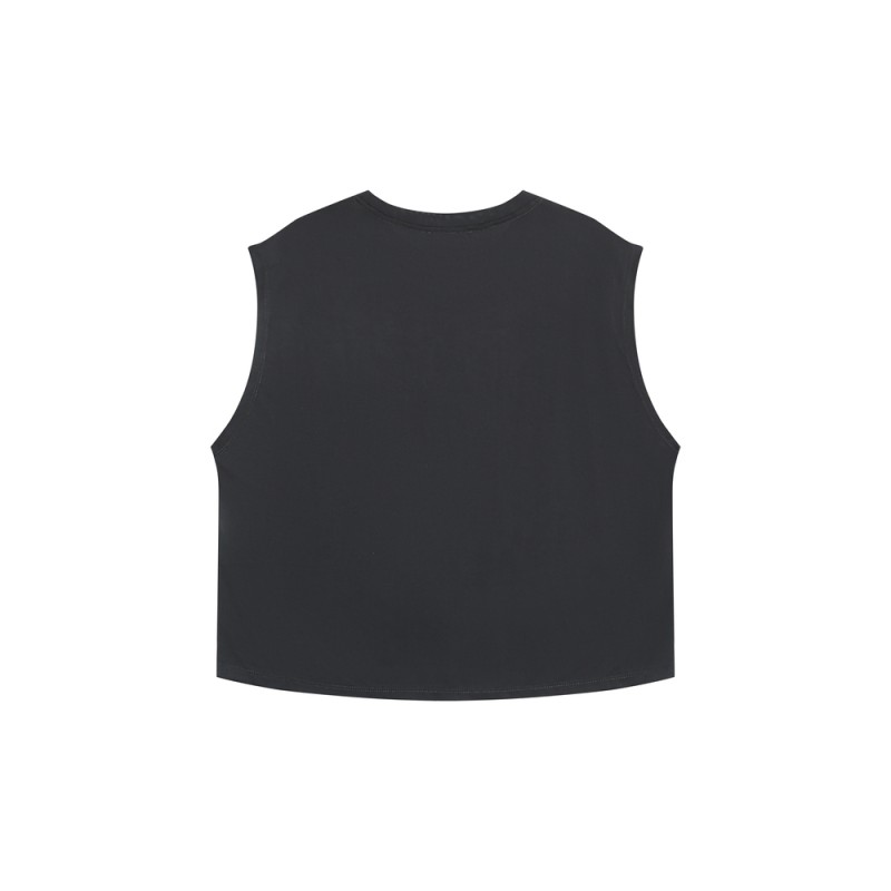 T-shirt sans manches GRACE & MILA modal carbone femme