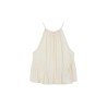 Top Grace et Mila WIDY Écru Femme Coton Chic