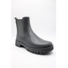 Bottines pluie Kirby Lemon Jelly gris mat femme