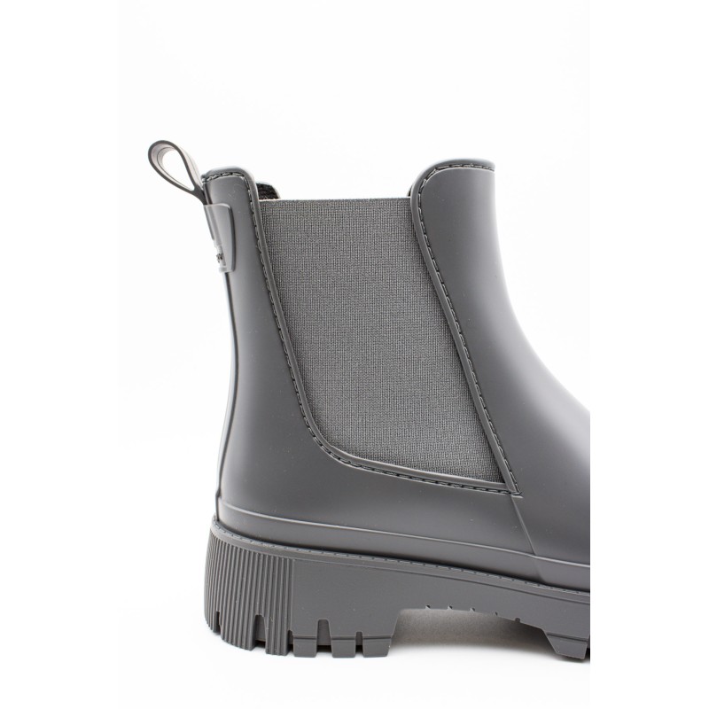 Bottines pluie Kirby Lemon Jelly gris mat femme