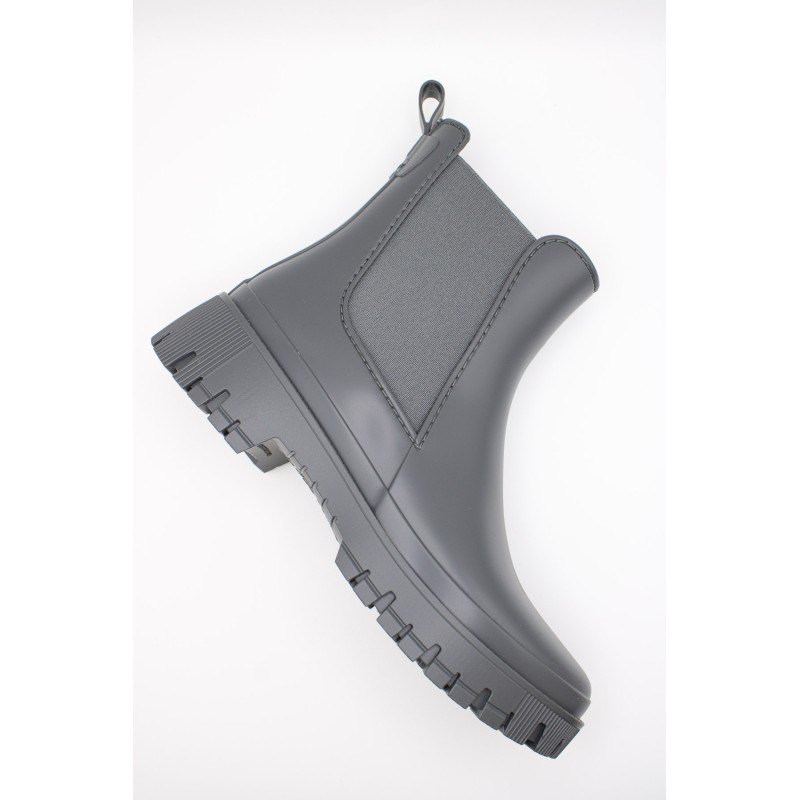 Bottines pluie Kirby Lemon Jelly gris mat femme