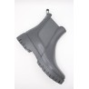 Bottines pluie Kirby Lemon Jelly gris mat femme